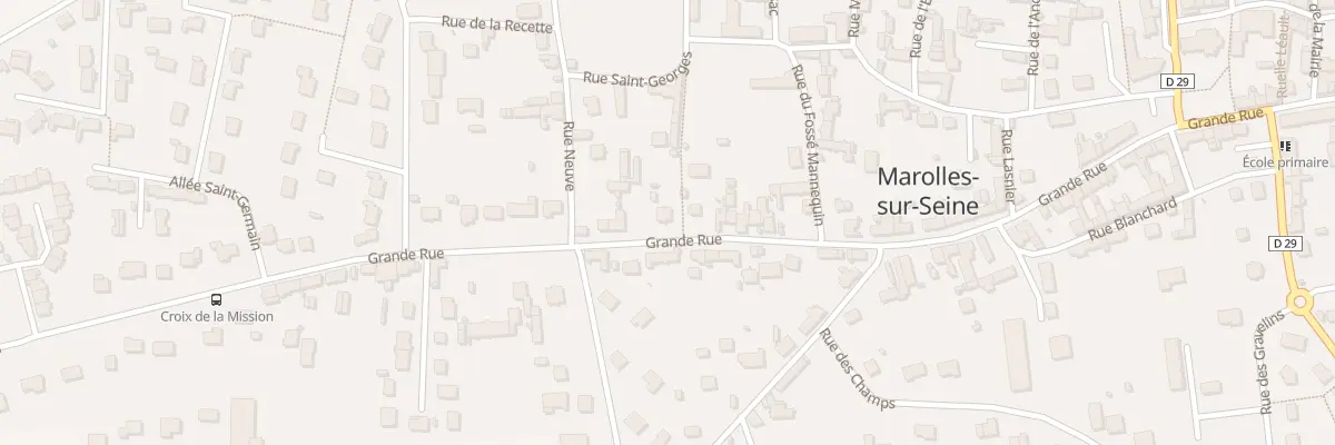 Plan du 78 Grande Rue à Marolles-sur-Seine