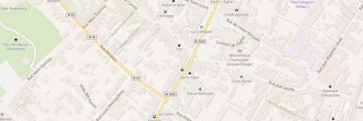 Plan du 6 Rue Roger Bouvry à Seclin