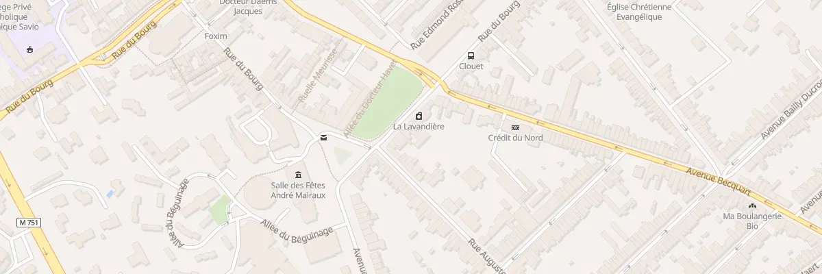 Plan du 194 Rue du Bourg à Lambersart