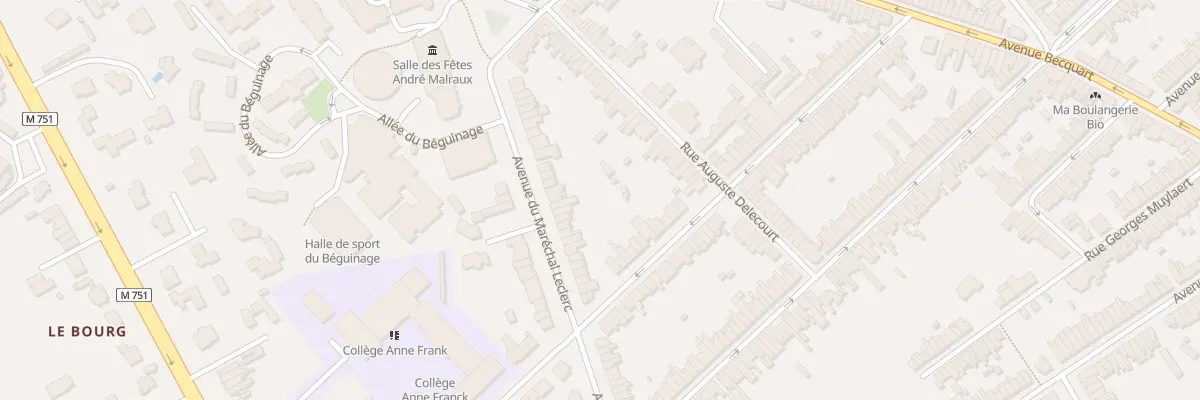 Plan du 222 Av du Maréchal Leclerc à Lambersart
