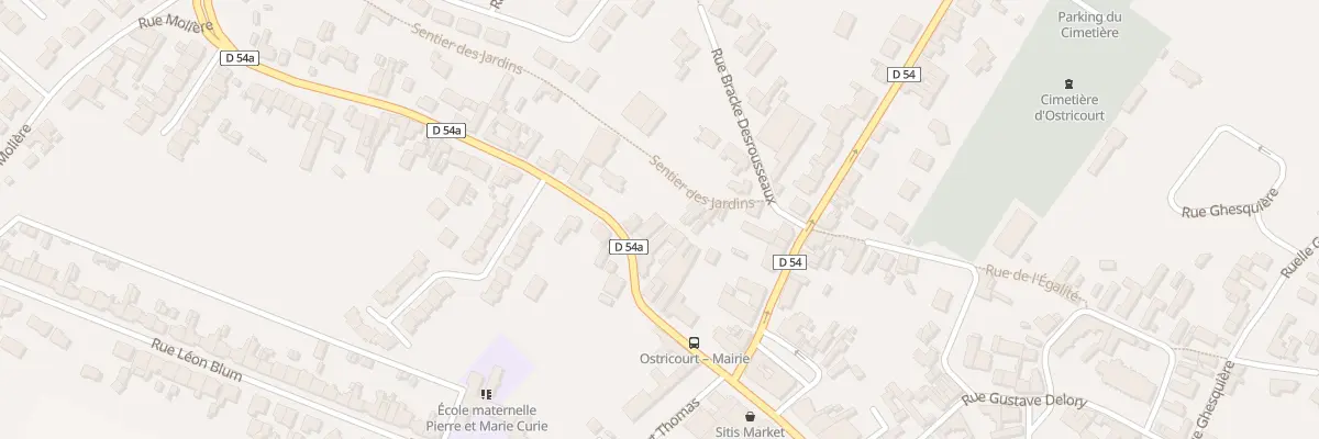 Plan du 110 Rue Charles Saint Venant à Ostricourt
