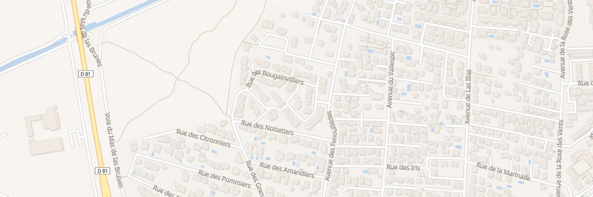 Plan du 21 Rue des Lauriers Roses à Sainte-Marie-la-Mer