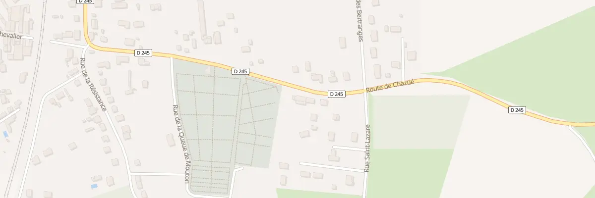 Plan du 28 Rue Francis Bar à La Charité-sur-Loire