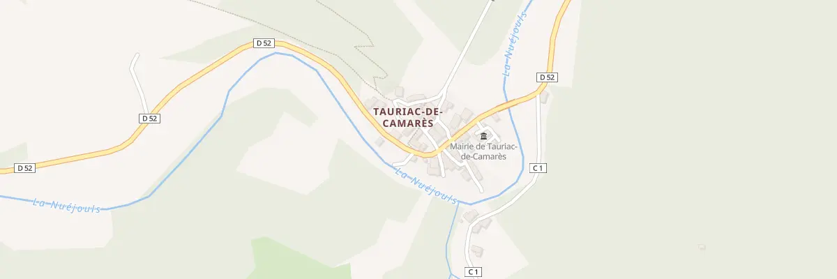 Plan du 5011 Tauriac de Camares à Tauriac-de-Camarès