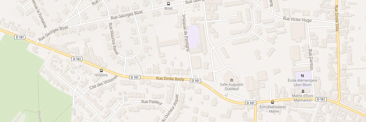 Plan du 150 Rue Emile Basly à Évin-Malmaison