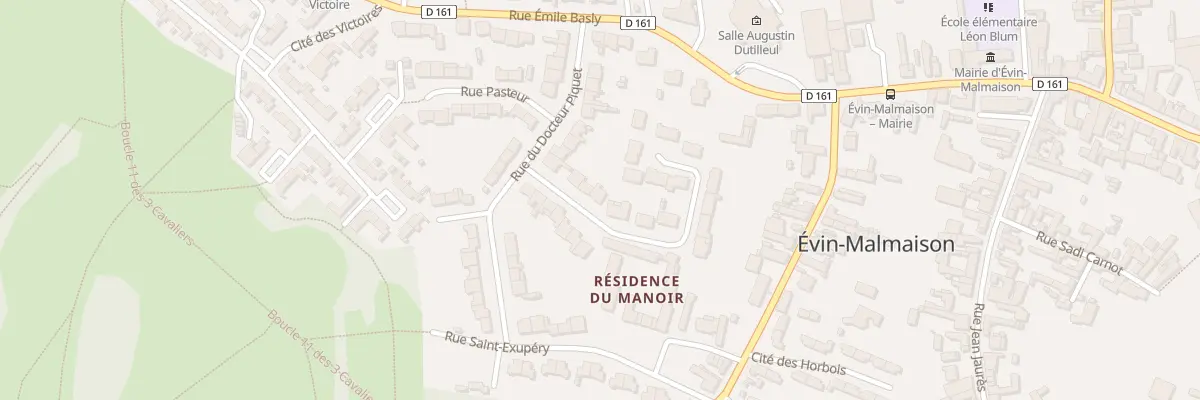 Plan du 5 Rue du 8 Mai à Évin-Malmaison