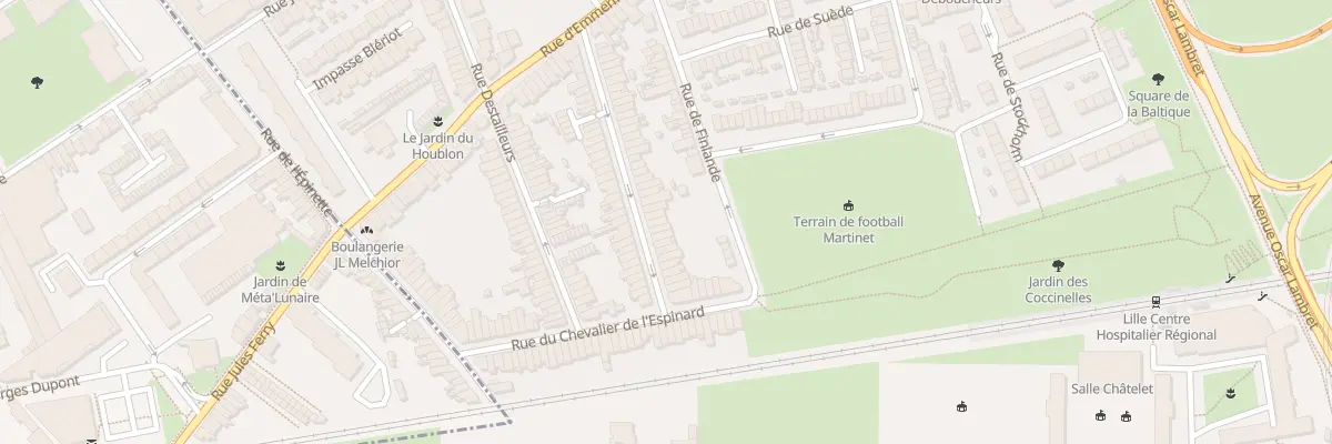 Plan du 47 Rue de Cronstadt à Lille