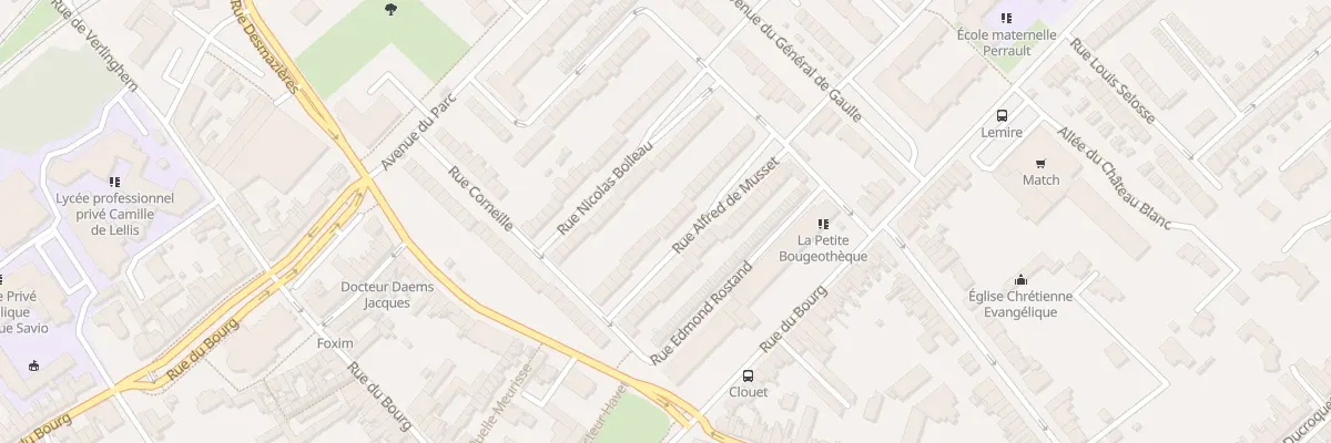 Plan du 23 Rue Alfred De Musset à Lambersart