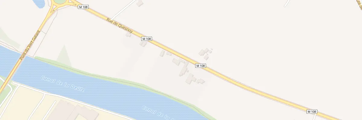 Plan du 2245 Rue de Quesnoy à Wambrechies