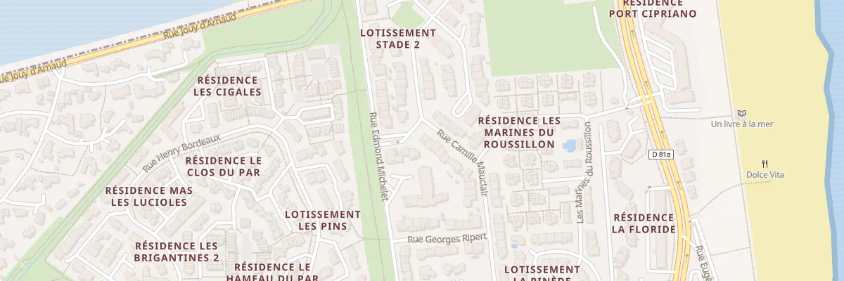 Plan du 25 Rue Camille Mauclair à Saint-Cyprien
