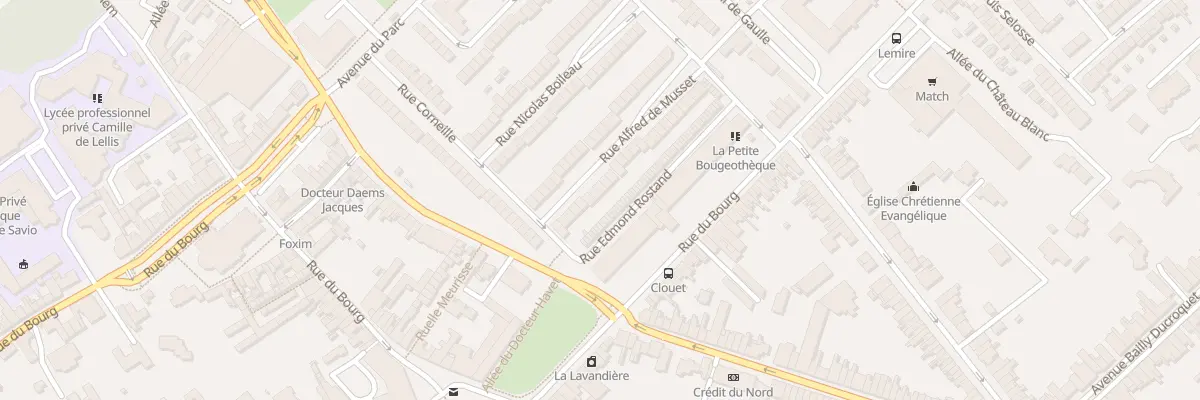 Plan du 14 Rue Alfred De Musset à Lambersart