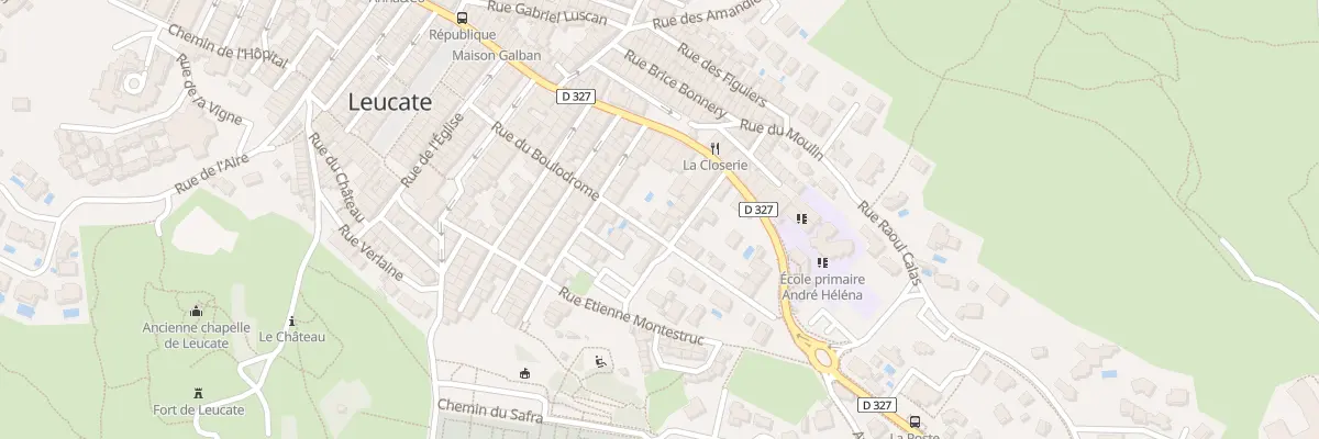 Plan du 15 Rue du Boulodrome à Leucate