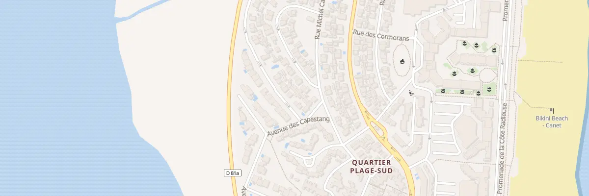 Plan du 53 Rue Miailhes à Canet-en-Roussillon