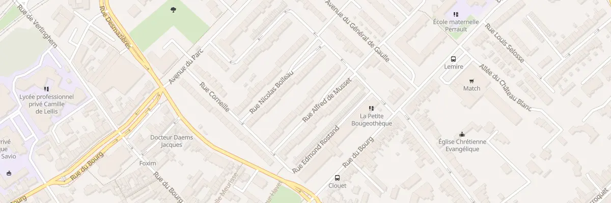 Plan du 27 Rue Alfred De Musset à Lambersart