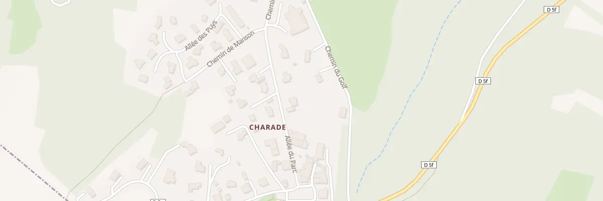 Plan du 10 All du Parc Charade à Royat