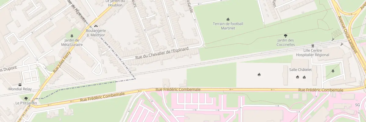 Plan du 17 Rue Cheva de l’Espinard à Lille