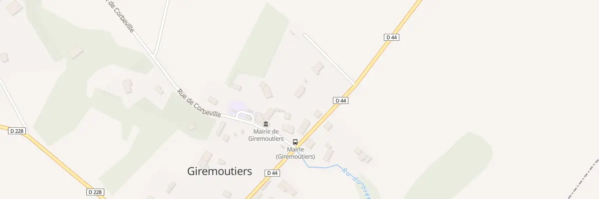 Plan du 4 Rle de l’Eglise à Giremoutiers