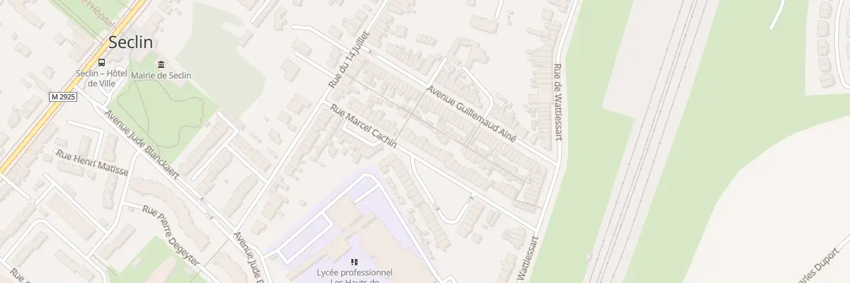 Plan du 23 Rue Marcel Cachin à Seclin
