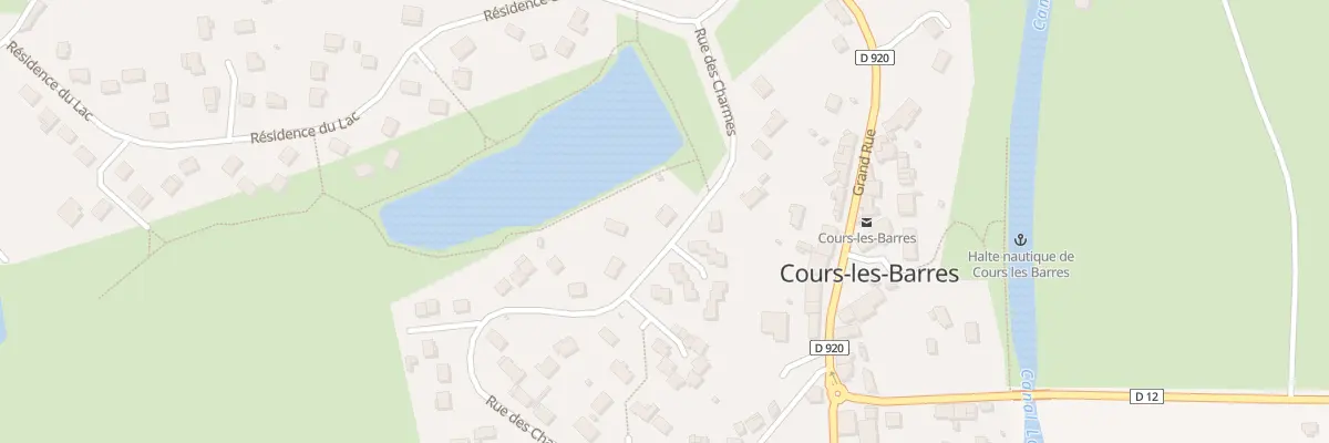 Plan du 71 Residence du Lac à Cours-les-Barres