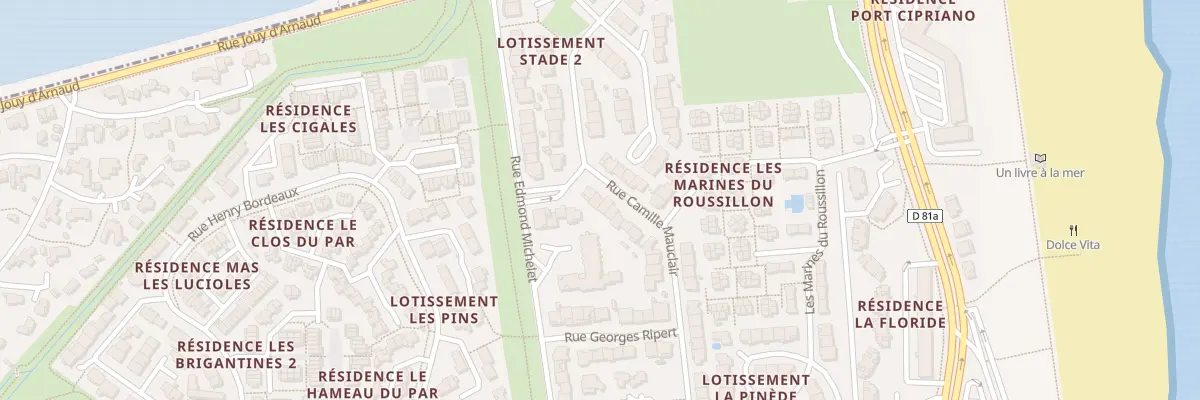 Plan du 23 Rue Camille Mauclair à Saint-Cyprien