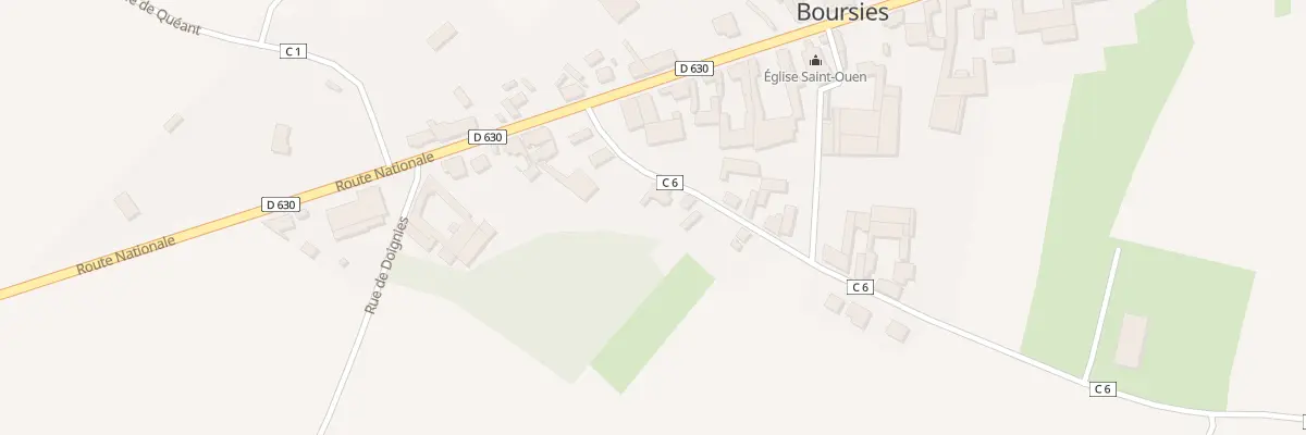 Plan du 3 Rue de Demicourt à Boursies