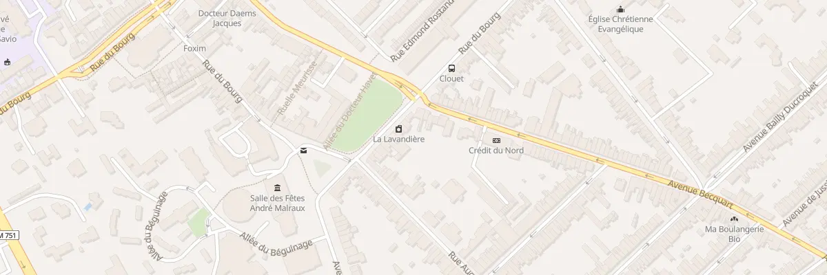 Plan du 204 Rue du Bourg à Lambersart