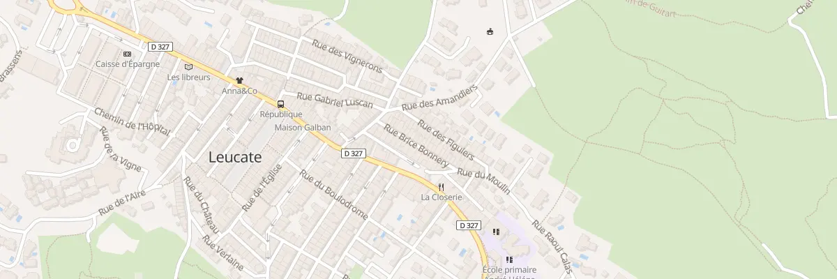 Plan du 17 Rue Brice Bonnery à Leucate