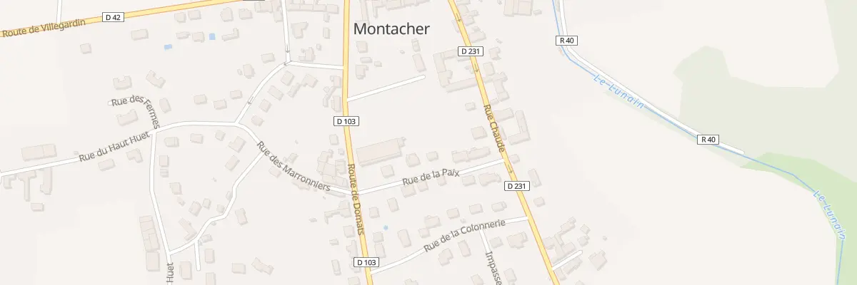 Plan du 198A Rue de la Paix à Montacher-Villegardin