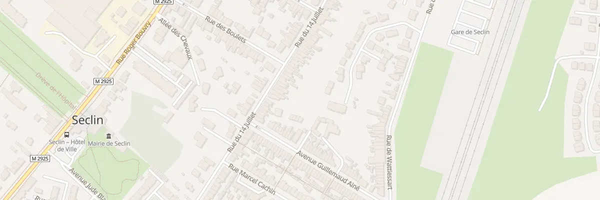 Plan du 131 Rue du Quatorze Juillet à Seclin