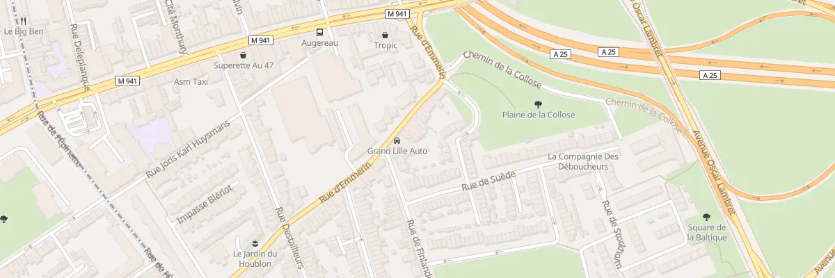 Plan du 35 Rue d’Emmerin à Lille