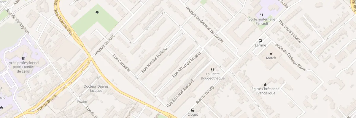 Plan du 33 Rue Alfred De Musset à Lambersart