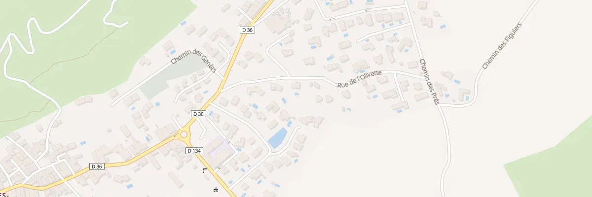 Plan du 8 Rue de l’Olivette à Cazedarnes