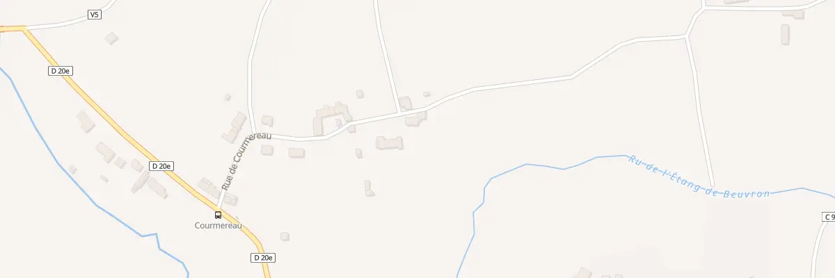 Plan du 16 Rue de Courmereau à Touquin
