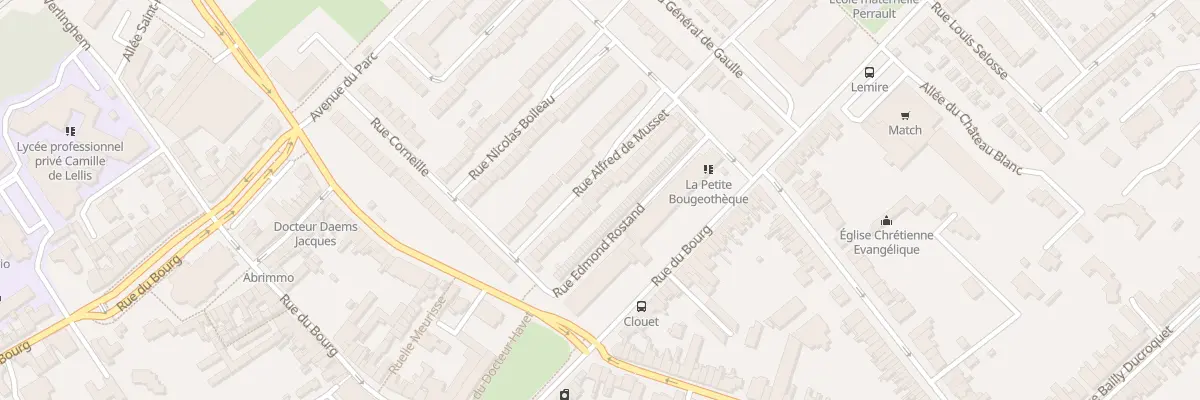 Plan du 24 Rue Alfred De Musset à Lambersart