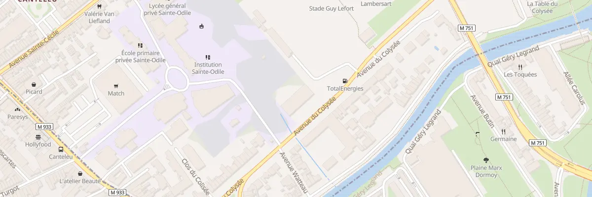 Plan du 55 Av du Colysée à Lambersart