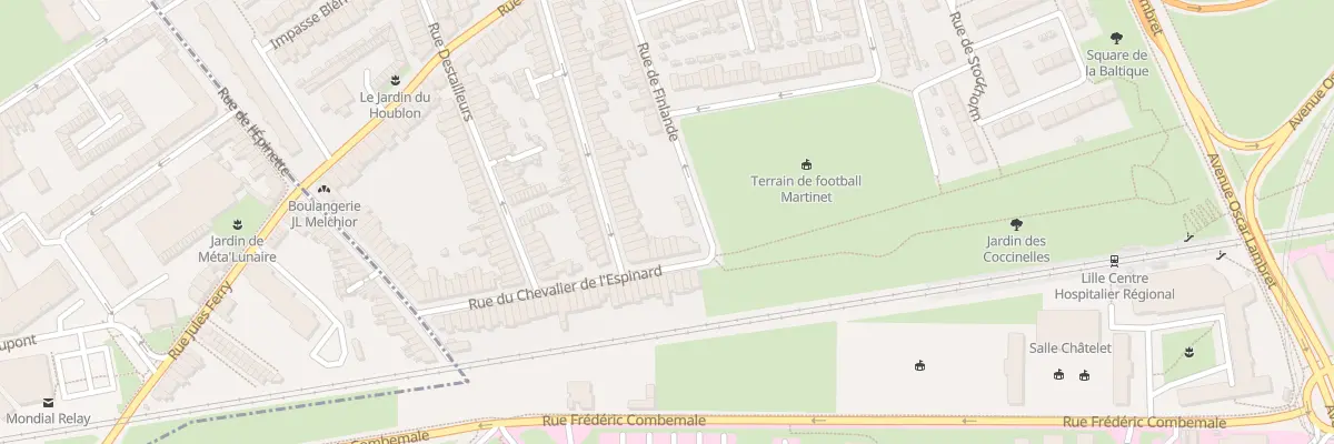 Plan du 61 Rue de Cronstadt à Lille