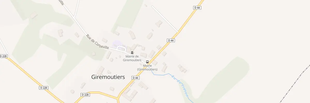 Plan du 5 Rue de Pierrelevée à Giremoutiers