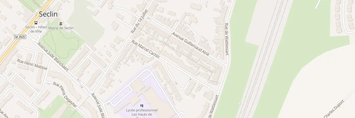 Plan du 29 Rue Marcel Cachin à Seclin