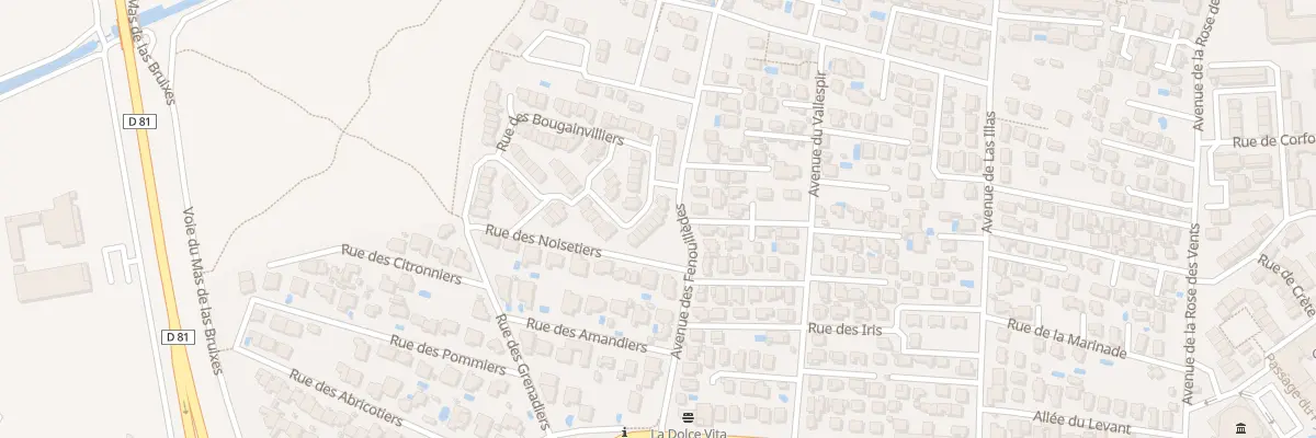 Plan du 54 Rue des Lauriers Roses à Sainte-Marie-la-Mer