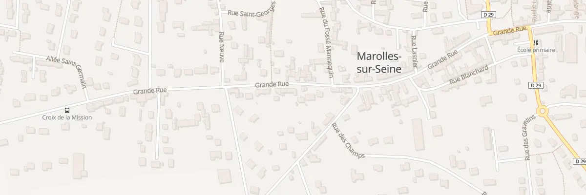 Plan du 71 Grande Rue à Marolles-sur-Seine