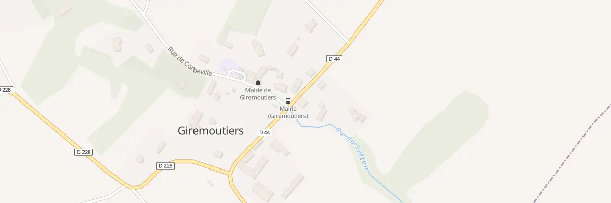 Plan du 4 Rue de Pierrelevée à Giremoutiers