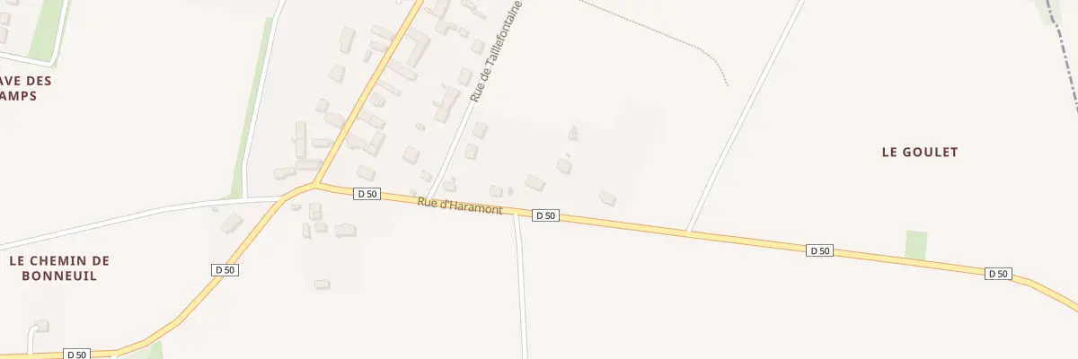 Plan du 17 Rue d’Haramont à Éméville