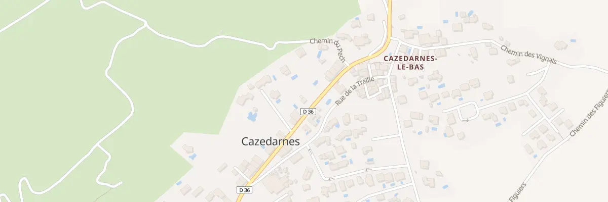 Plan du 99 Av des Deux Fontaines à Cazedarnes