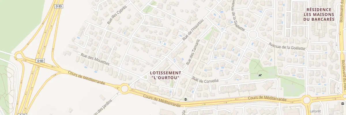Plan du 12 Rue de l’Hourtou au Barcarès