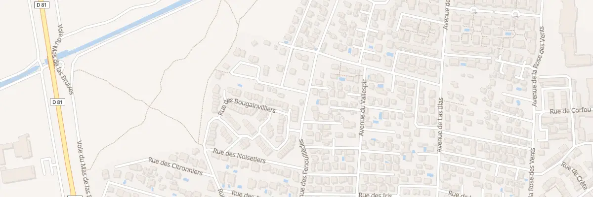 Plan du 1 Rue des Véroniques à Sainte-Marie-la-Mer