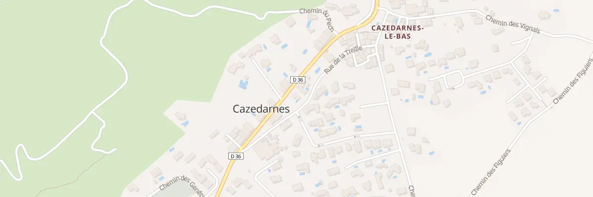 Plan du 96 Av des Deux Fontaines à Cazedarnes