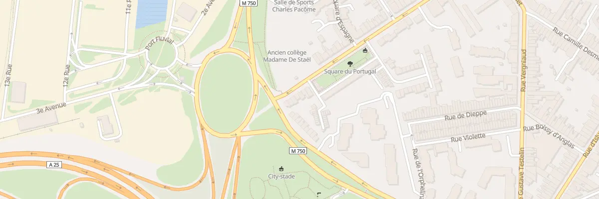Plan du 199 Rue de la Bassée à Lille