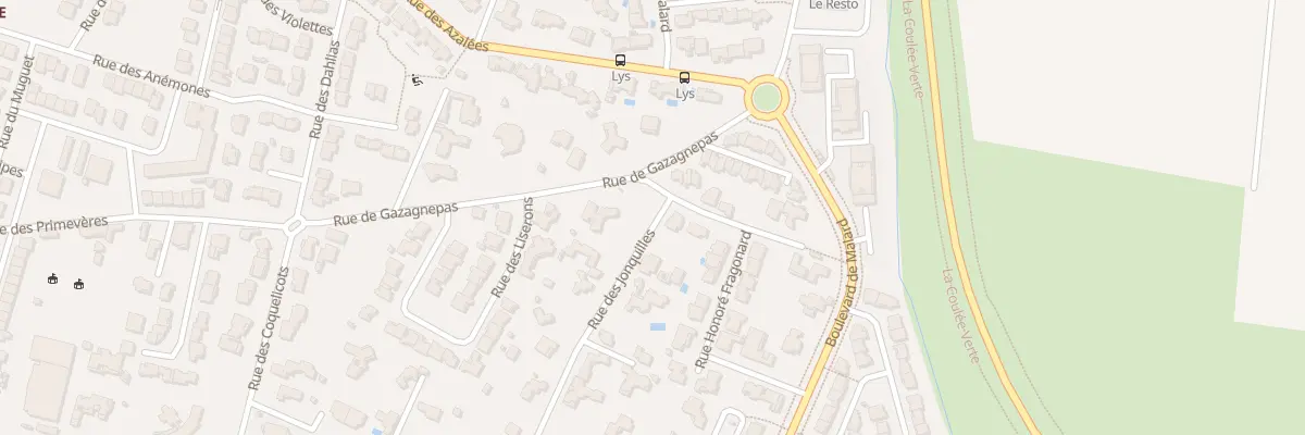Plan du 24 Rue de Gazagnepas à Narbonne