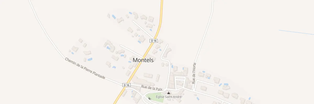 Plan du 1 Rue de Castellas à Montels