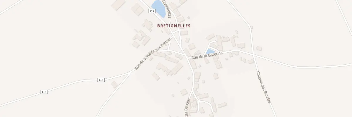 Plan du 2 Rue des Baudes à Pougny